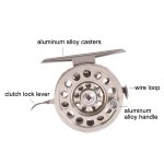 LEO 27757 Schnelle Rolle vor dem Aufrollen, Hebelbremse, Eisangelrolle, BLD 50 Right Hand, BLD 60 Right Hand – Bild 3