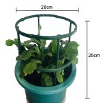 2 Sets Garten-Blumenständer, Pflanzen-Stützring aus Kunststoff, Stil:, Long Double Layer – Bild 3