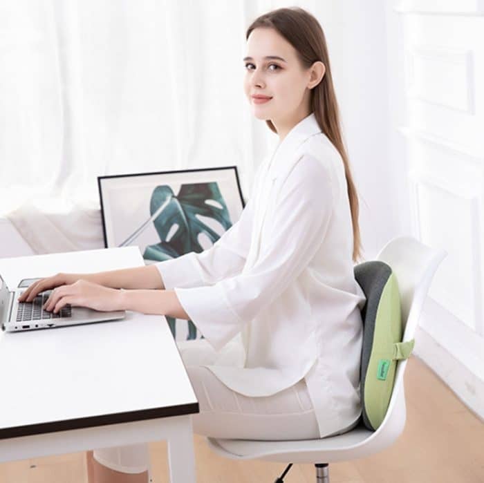 Office Memory Foam Taillenstützkissen Taillenstützkissen, Grass Green, Lotus Pink – Bild 7