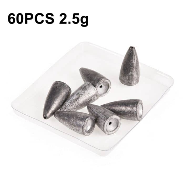 TBD0602595301.jpg 3 Beutel LEO 27912 Lure Sea Rod Lead Drop Cast Fishing Sinker, Spezifikation:, 2.5g, 3.5g, 5g, 7g, 10g – Bild 1