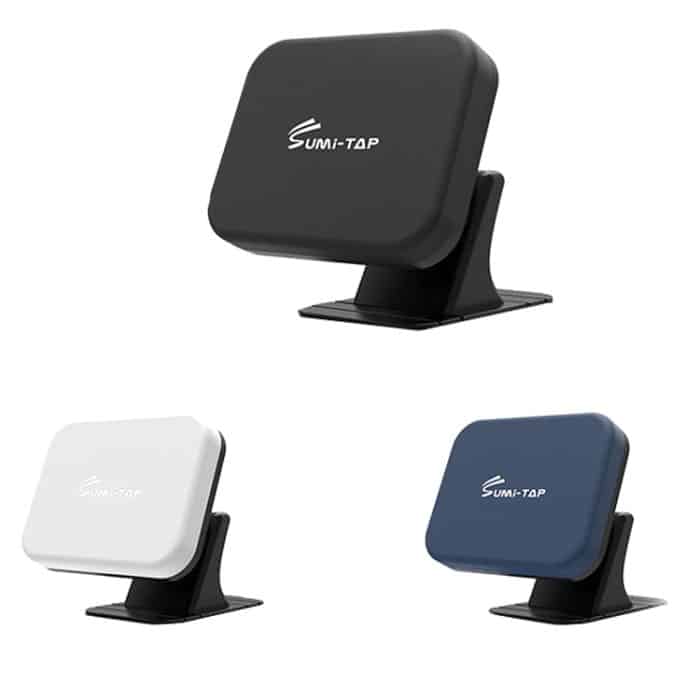 SUMITAP STM-xk565 Auto Magnetische Handy-Navigationshalterung Sticky Arc Base, Deep Black Square, Deep Lane Blue Square, Deep Cloudy Gray Square – Bild 2