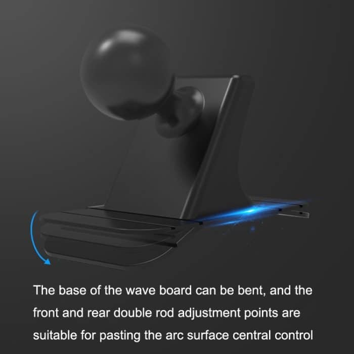 SUMITAP STM-xk565 Auto Magnetische Handy-Navigationshalterung Sticky Arc Base, Deep Black Square, Deep Lane Blue Square, Deep Cloudy Gray Square – Bild 4