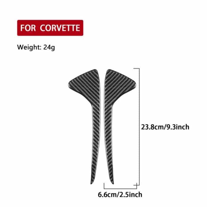 For Chevrolet Corvette C8 2pcs /Set Front Groove Side Decoration Sticker – Bild 3