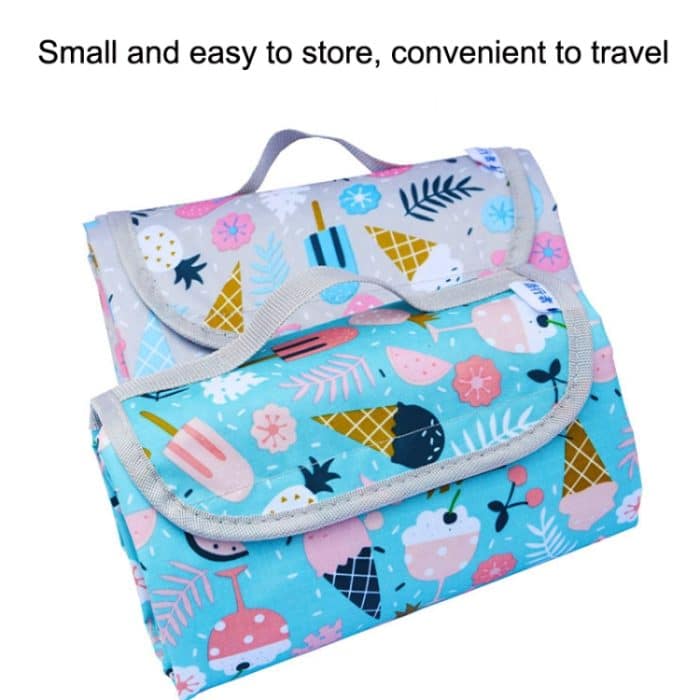 Spring Outing Tragbare, feuchtigkeitsbeständige Picknickmatte, Outdoor-Zelt, Campingplatz-Matte, Größe:, 140x150cm, 150x200cm – Bild 2