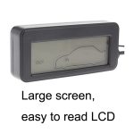 Mini-Digitalthermometer mit Hintergrundbeleuchtung für den Innen- und Außenbereich des Autos, Blue, Green, Red – Bild 3