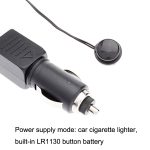 Mini-Digitalthermometer mit Hintergrundbeleuchtung für den Innen- und Außenbereich des Autos, Blue, Green, Red – Bild 5