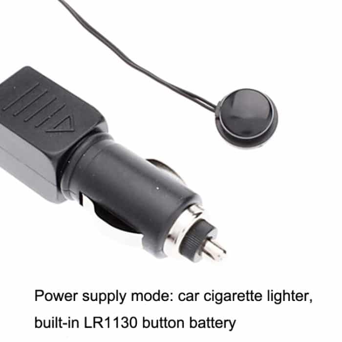 Mini-Digitalthermometer mit Hintergrundbeleuchtung für den Innen- und Außenbereich des Autos, Blue, Green, Red – Bild 5