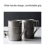 Outdoor-Wasserbecher aus Edelstahl 304, Spezifikation:, Retro, Green, Set – Bild 5