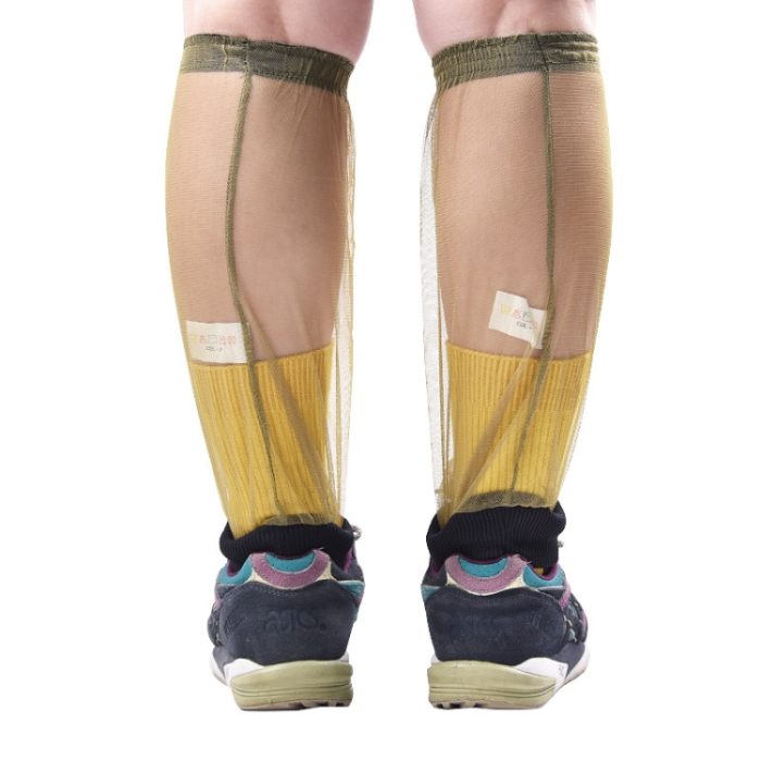 FWKTT-001 Camping Adventure Outdoor Sports Mesh Anti-Mücken-Fußabdeckung, Green, Black – Bild 5