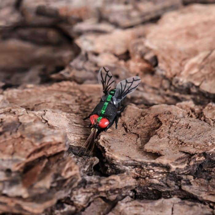 2 Stück LEO 28134 Bionic Bee Fliegenhaken Fliegender Angelhaken Schwimmköder Angelausrüstung, LEO 28134 – Bild 4