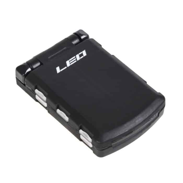 LEO 28054 Zubehörbox zum halbautomatischen Öffnen und Schließen, Angelhaken-Werkzeugbox, Größe:, 28054 Small, 28054 Large – Bild 5