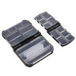 LEO 28054 Zubehörbox zum halbautomatischen Öffnen und Schließen, Angelhaken-Werkzeugbox, Größe:, 28054 Small, 28054 Large – Bild 4