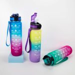 1000 ml Farbverlaufs-Space-Cup-Sportflasche mit Bounce-Deckel und Strohhalm, Orange -green Gradient, Blue and Red Gradient, Green and Red Gradient, Yellow Purple Gradient, Black, Blue, Green – Bild 4