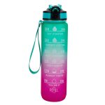 1000 ml Farbverlaufs-Space-Cup-Sportflasche mit Bounce-Deckel und Strohhalm, Orange -green Gradient, Blue and Red Gradient, Green and Red Gradient, Yellow Purple Gradient, Black, Blue, Green – Bild 6