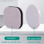 5 Stück Computersitz-Riemenscheibenhalter, Stuhlrolle, rutschfeste Unterlage, Square Bean-colored Felt Bottom, Square Brown Felt Bottom, Round Bean Color Plastic Bottom, Round Black Plastic Bottom – Bild 4