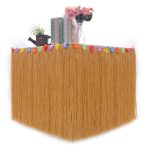 Hawaiianische Tischdekoration für Strandpartys, festliche Basar-Tischdekorationen, 276x30cm, 276x75cm