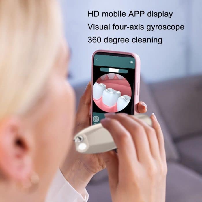 Zahnstein- und Zahnsteinentferner, Mundreinigung, Ultraschall-Scaler, elektrischer visueller Scaler, White, Green, Champagne – Bild 6