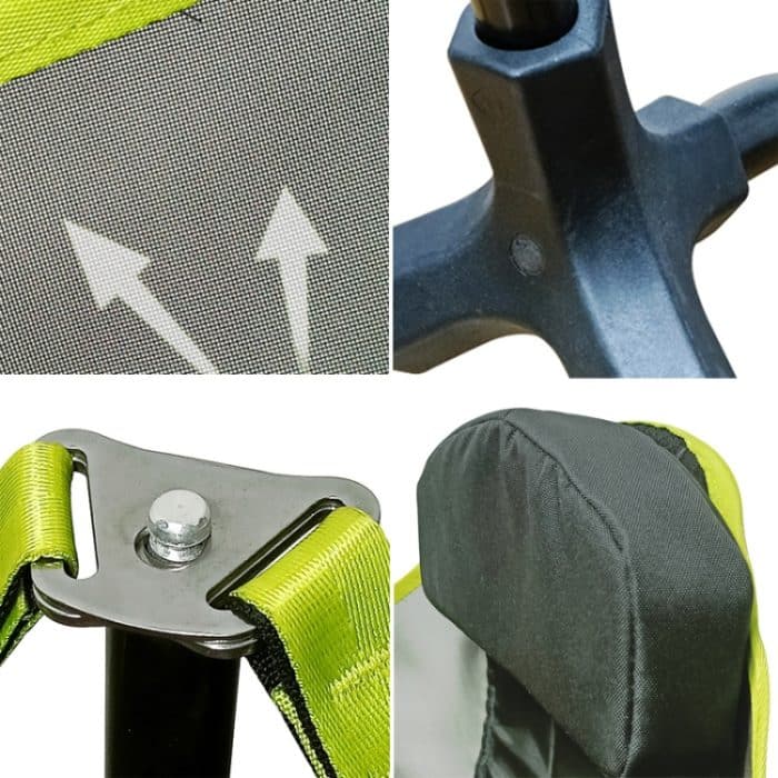 LT32004 Tragbarer klappbarer Schaukelstuhl für den Außenbereich, LT32004(Red), LT32004(Green), LT32004(Blue), LT32004(Grey) – Bild 4