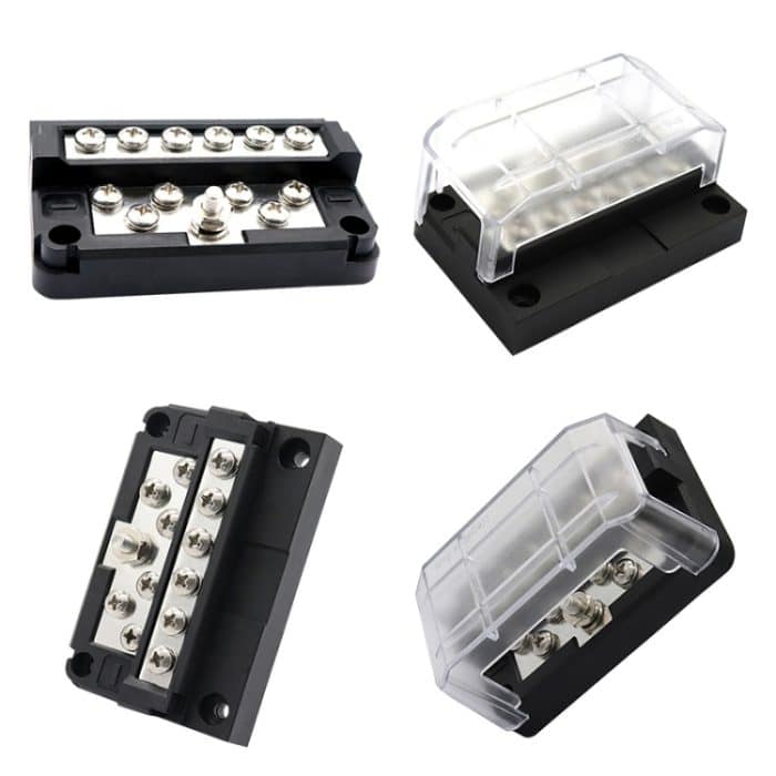 RV-Sammelschiene 12PIN 100A 32V Hochstrom-Kupferschienen-Verdrahtungsschiene, AOA1903 – Bild 3