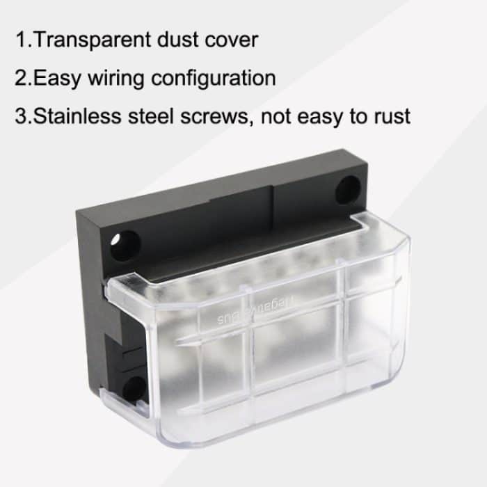 RV-Sammelschiene 12PIN 100A 32V Hochstrom-Kupferschienen-Verdrahtungsschiene, AOA1903 – Bild 6