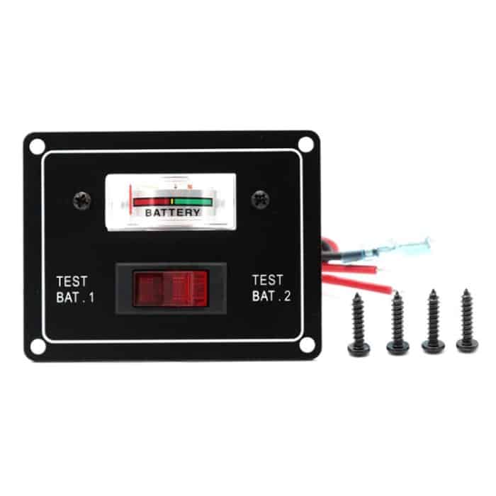AOS3044 Marine Dual Battery Tester Pointer Voltmeter – Bild 2