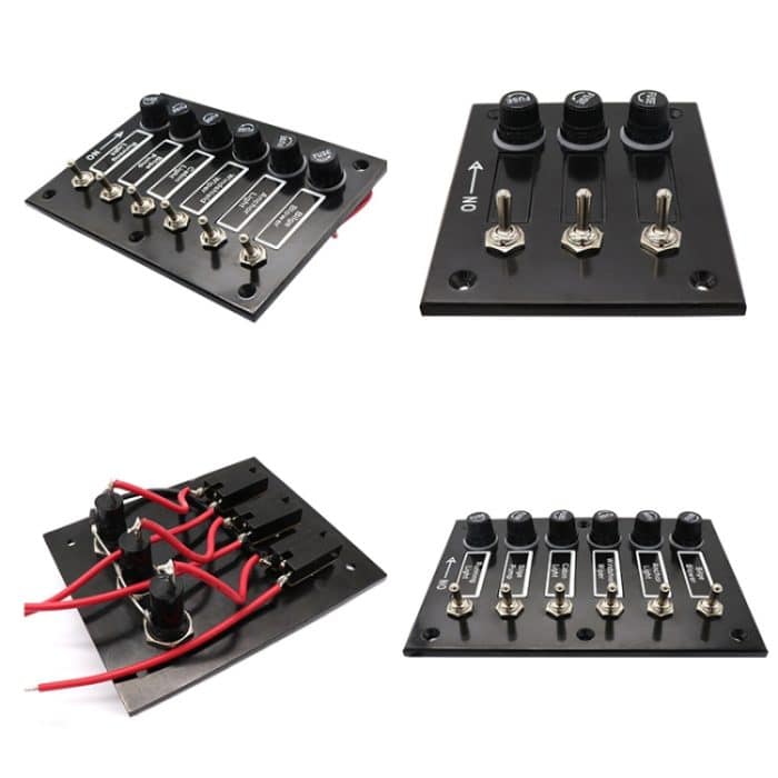 AOS3045-Schalttafel-Marine-Nachrüstung, jeweils mit unabhängigem Sicherungsschutz, 3 Groups Shake Switch, 6 Groups Shake Switch – Bild 2