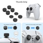 JYS JYS-P5151 Für PS5 12-in-1-Griff-Ladegerät + Wippkappe + Sichtschutzabdeckung + Silikonabdeckung + Halterungsset, JYS-P5151 – Bild 3