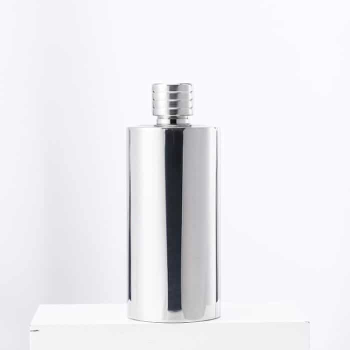Zylindrischer Flachmann aus Edelstahl 304 für den Außenbereich, Mirror  Surface 500ml, Mirror  Surface 1000ml, Frosted Surface 500ml, Frosted Surface 1000ml, Electroplating Gold 500ml, Electroplating Gold 1000ml, Electroplating Black 500ml... – Bild 1