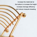 2 Stück Abtropfgestell für kleine Schüsseln in der Küche zu Hause, Gold, Silver – Bild 3