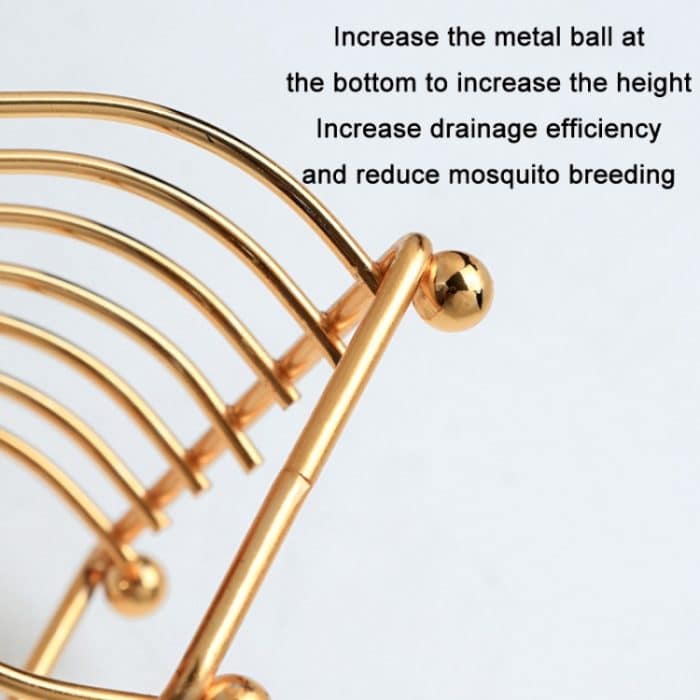 2 Stück Abtropfgestell für kleine Schüsseln in der Küche zu Hause, Gold, Silver – Bild 3