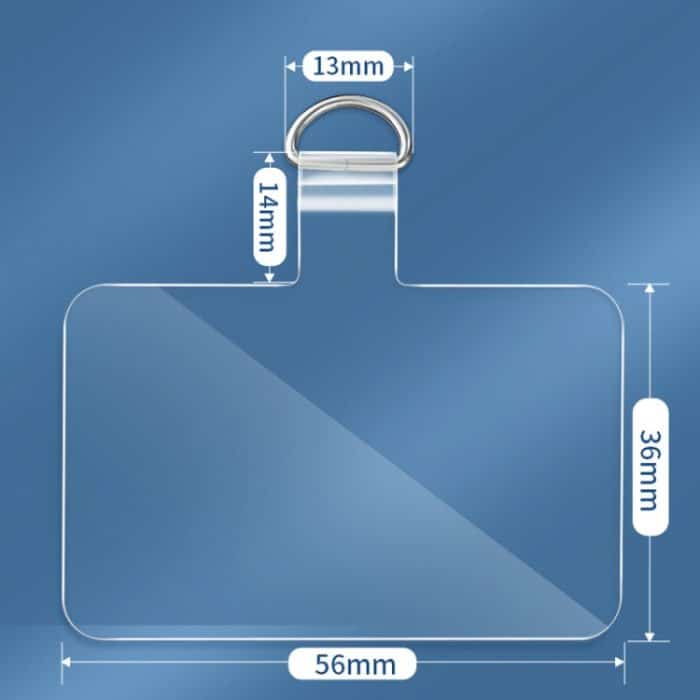 3 PCS Universal Phone Lanyard Dichtung Back Stick TPU Verbindungsstück – Bild 3