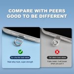 3 PCS Universal Phone Lanyard Dichtung Back Stick TPU Verbindungsstück – Bild 5