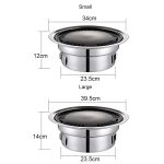 Home Multifunktionaler, verstellbarer Feuergrill, Größe:, L (Pan+Net) – Bild 3