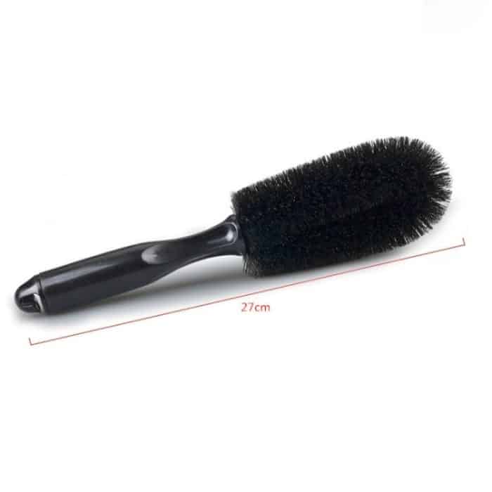 4 Stück Auto-Radbürste, Autowaschzubehör, Black, Grey – Bild 3