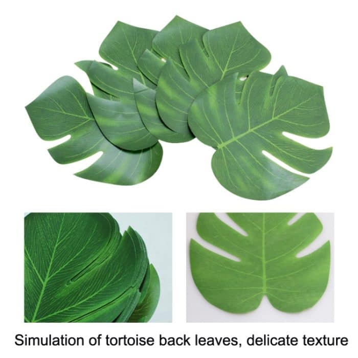 Hawaiianischer Quasten-Tischrock, Simulation Schildkrötenblatt, Festival, Party, Szene, Tischdekoration, Requisiten, Turtle Leaf – Bild 3