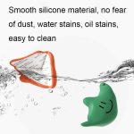 5 Stück Baby-Tisch-Ecken-Antikollisions-Silikon-Schutzhülle, Green, White, Apricot, Coffee, Orange – Bild 4