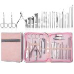 Edelstahl-Nagelknipser-Set, Beauty-Augenbrauenschneider, Farbe:, 7 PCS/Set (Pink), 12 PCS/Set (Pink), 18 PCS/Set (Pink), 7 PCS/Set (Gold), 10 PCS/Set (Gold), 18 PCS/Set (Gold), 26 PCS/Set Silver, 26 PCS/Set Rose Gold, 6 PCS/Set (Pink), 4 PCS/Set (Pink)