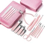 Edelstahl-Nagelknipser-Set, Beauty-Augenbrauenschneider, Farbe:, 7 PCS/Set (Pink), 12 PCS/Set (Pink), 18 PCS/Set (Pink), 7 PCS/Set (Gold), 10 PCS/Set (Gold), 18 PCS/Set (Gold), 26 PCS/Set Silver, 26 PCS/Set Rose Gold, 6 PCS/Set (Pink), 4 PCS/Set (Pink) – Bild 5