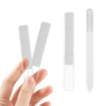 6 Stück transparente, nanoglaspolierte Nagelfeile, Glass File Bulk, Long Glass File – Bild 2