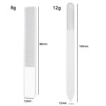 6 Stück transparente, nanoglaspolierte Nagelfeile, Glass File Bulk, Long Glass File – Bild 3