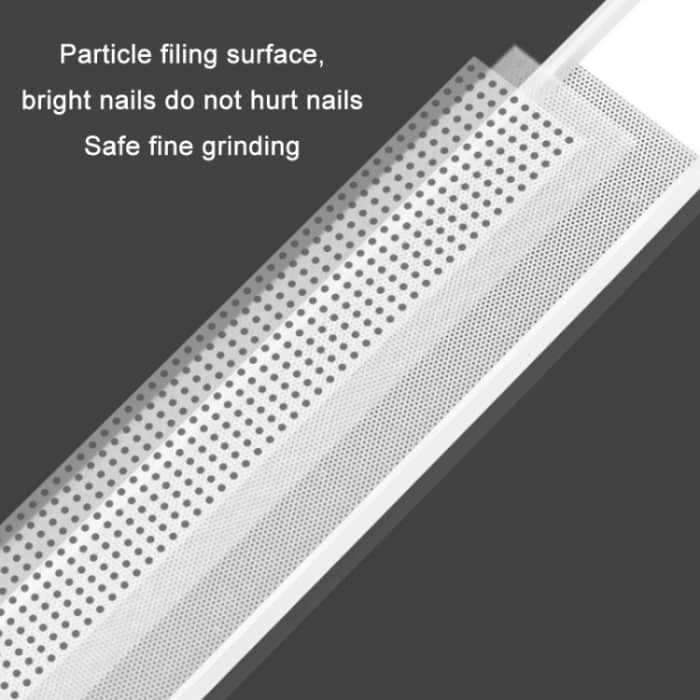 6 Stück transparente, nanoglaspolierte Nagelfeile, Glass File Bulk, Long Glass File – Bild 5