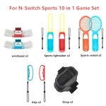 IPLAY HBS-447 10-in-1-Griff + Handschlaufe + Riemen + Lichtschwert + Schläger-Sportset für Nintendo Switch, IPLAY 10 In 1 – Bild 2