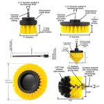 6 Teile/satz Küche Badezimmer Auto Reifen Boden Fugen Reinigen Diamant Pinsel, 6 PCS / Set Brush(Color Random Delivery) – Bild 3