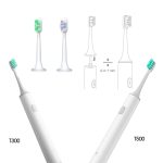 2 Stück für Xiaomi Mijia T300 T500 elektrische Zahnbürste Ersatzkopf, T300 &T500 Brush (Green), T300 &T500 Brush (Pink) – Bild 2