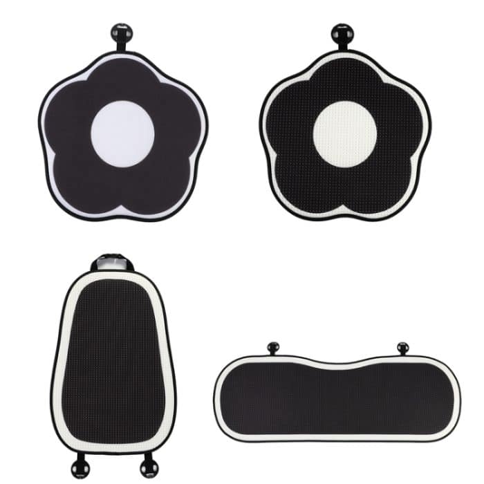 Ice Silk Einfaches Auto Atmungsaktives Sitzkissen Cool Pad Sommer Universal, Stil:, Sandwich Flower Front Row, Honeycomb Flower Front Row, Honeycomb Backrest, Honeycomb Back Row – Bild 2