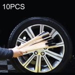 10 Stück Auto-Motor-Reinigungsbürste, langer Griff, Borsten-Reifenbürste, 10pcs Bristle Tire Brush