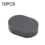 Autoreifen-Lackierbürste mit langem Griff, Reifenwachsbürste, Schwamm, 10PCS Sponge, Handle + Sponge