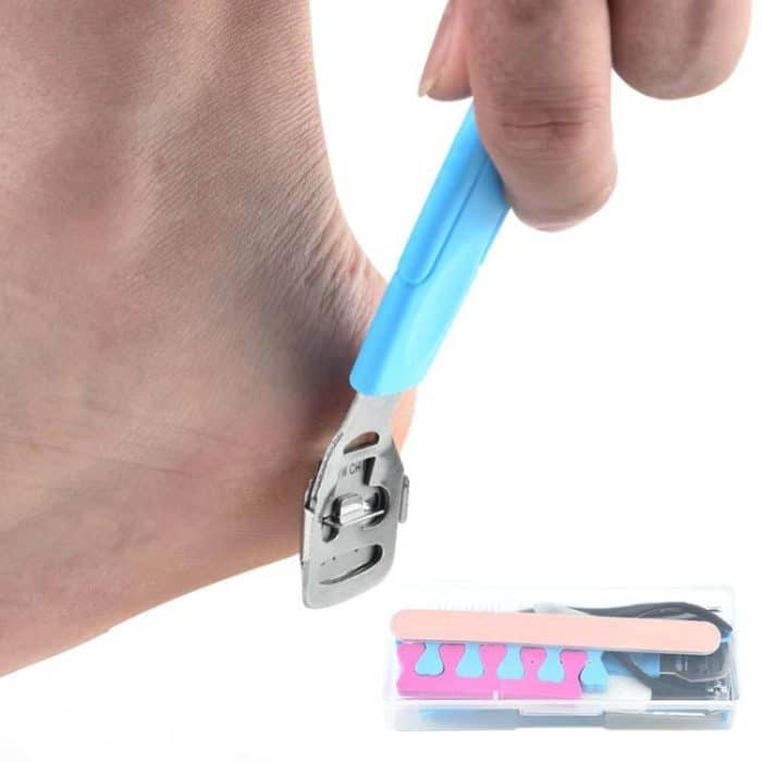 HT16-2 16-in-1-Pediküre-Set mit Fußfeile und Schleifer, 16 In 1 Blue – Bild 6