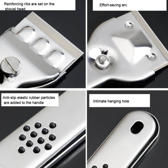 2 Sets multifunktionaler Reinigungsspatel, Küchenfliesen-Dekontaminationsschaber, Decontamination Scraper – Bild 6