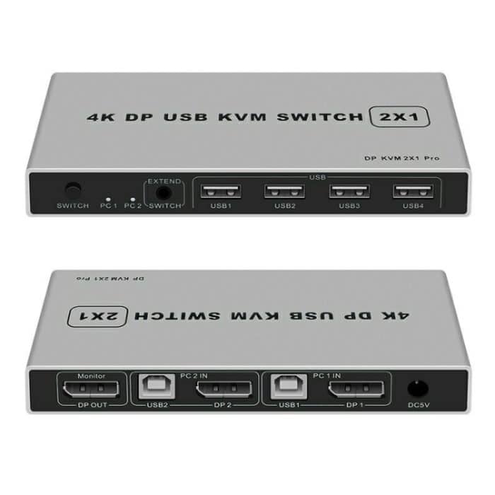 KYSW59 60 Hz DP USB KVM Switch 2-in-1 Computer-Sharing-Gerät, KYSW59, 8K – Bild 6